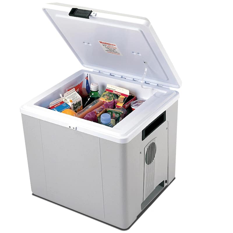 Koolatron Thermoelectric Iceless 12V Cooler/Warmer 29 qt (27 L) w/ DC Cord, Made in North America - Grey