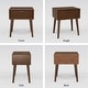 preview thumbnail 10 of 40, COSIEST Modern Brown Nightstand with Drawers