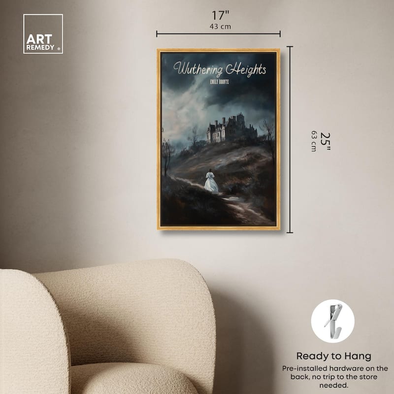Wuthering Heights Cover Canvas by Art Remedy