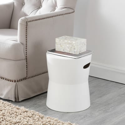 SAFAVIEH Fronie Ceramic Decorative Garden Stool (Fully Assembled)