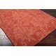 preview thumbnail 11 of 44, Hand Loomed Crete Casual Solid Tone-On-Tone Floral Wool Area Rug