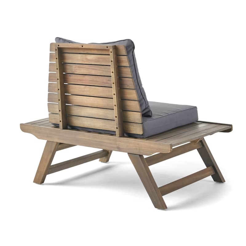 Novelty Outdoor Wooden Lounge Chairs for Gardens, Balcony & Backyard