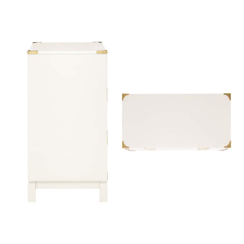 Valoria Gold Accent Campaign Dresser