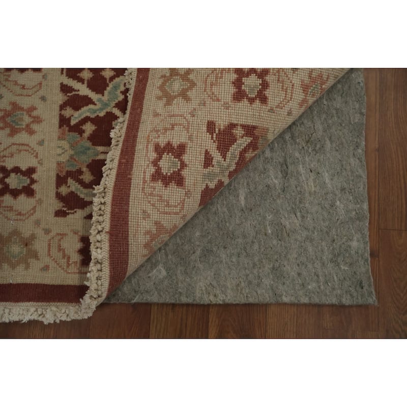 Hand Knotted Oriental 100% Wool Carpet Traditional All-Over Oranges & Rust Ziegler Area Rug - 3' 2'' X 2' 0''