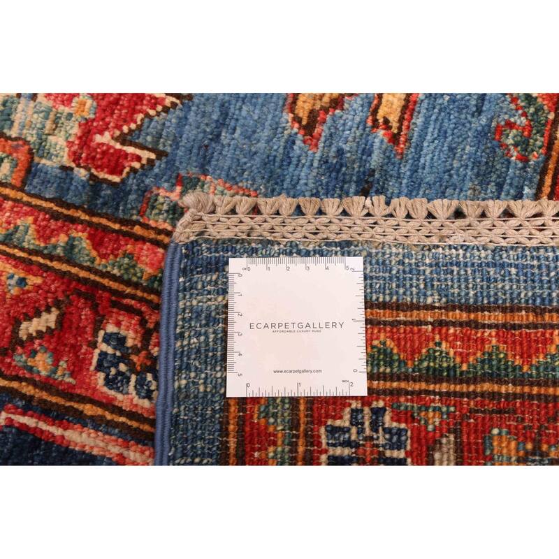 ECARPETGALLERY Hand-knotted Aryana Blue Wool Rug - 9'11 x 14'2