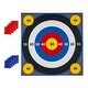 preview thumbnail 3 of 3, 3 in. A Row/Target Toss Outdoor Reversible Game Set with Storage Bag - 48" x 48"
