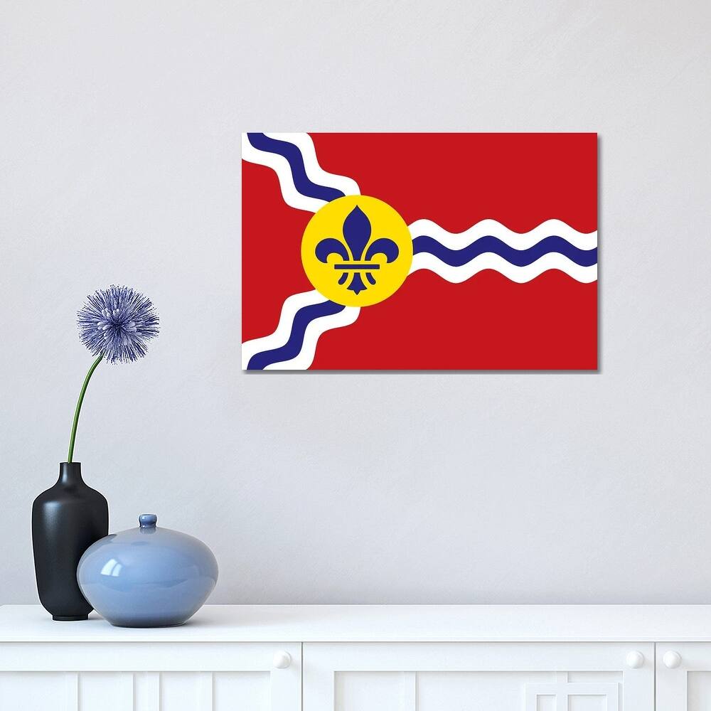 iCanvas "St. Louis Flag" by Benton Park Prints Canvas Print