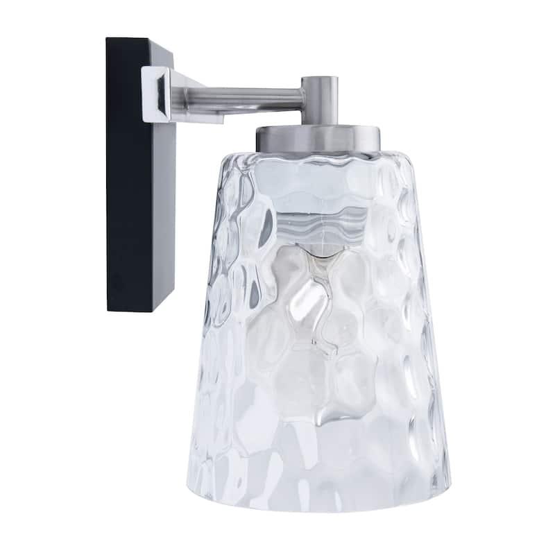 Modern Radiance 2-Light Nickel Vanity Light - 15"L x 5.9"W x 7.5"H