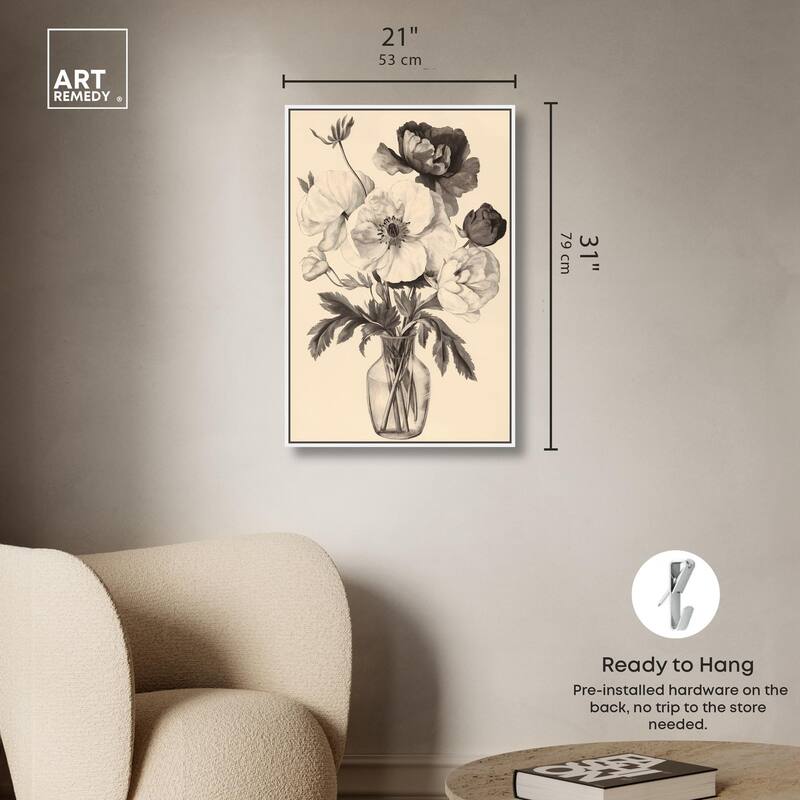 Herbarium's Hush I Canvas by Art Remedy