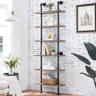 Industrial Pipe Bookshelf