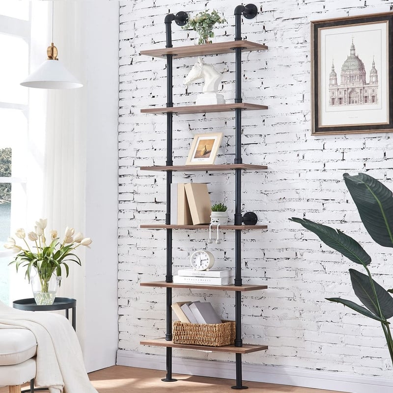 Industrial Pipe Bookshelf