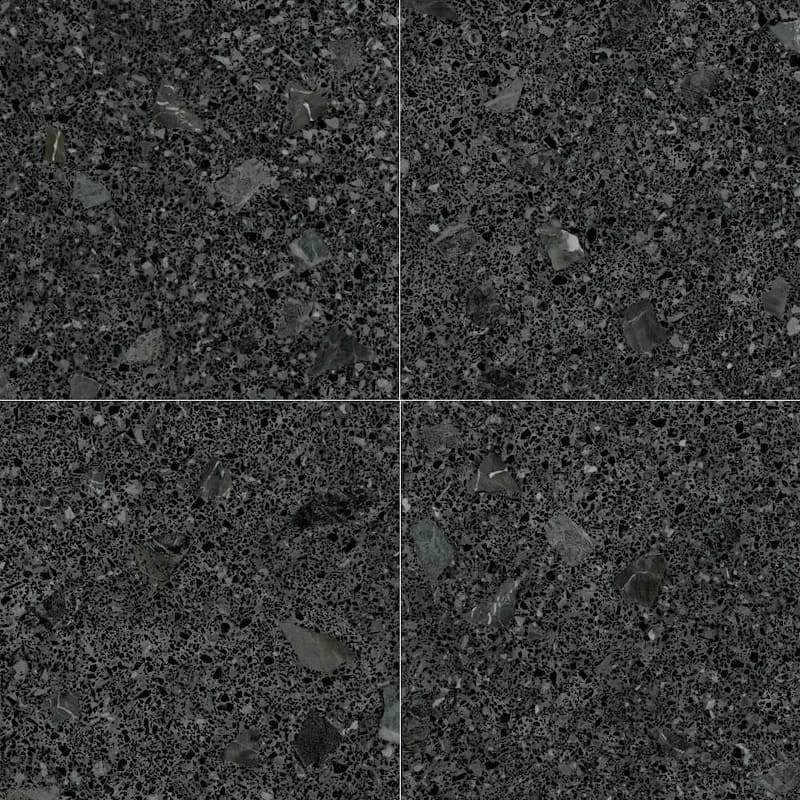 Terrazzo 24x24 Matte Stone Look Porcelain Tile - Floor, Wall - Large Format