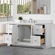 preview thumbnail 4 of 29, Vanity Art 60" Single Sink Bathroom Vanity with Top & Backsplash