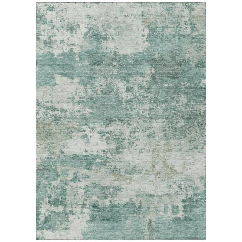 Machine Washable Indoor/ Outdoor Modern Jenna Chantille Rug