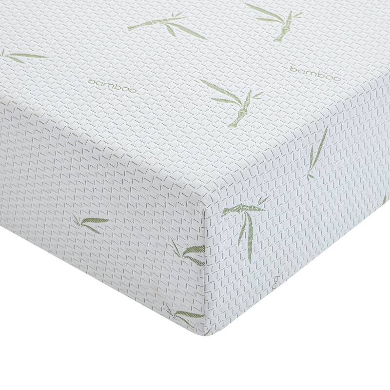 10" Bamboo Memory Foam Mattress, Breathable and Supportive, Cool Sleep