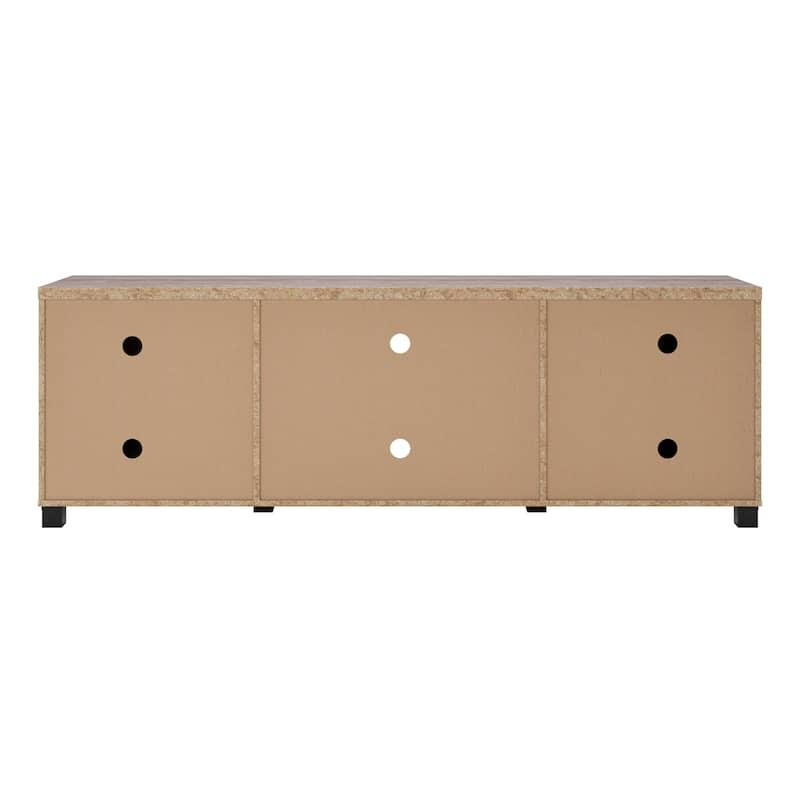 Virlomi TV Stand with Doors, TVs up to 85"