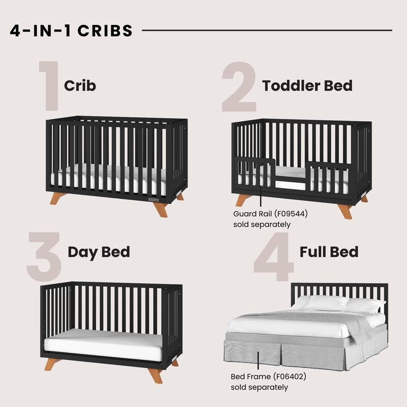 Forever Eclectic Soho 4-in-1 Convertible Crib
