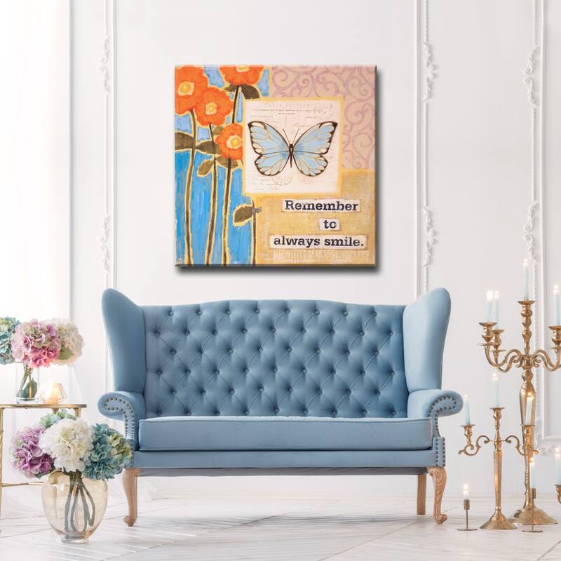 Ready2HangArt Canvas Art 'Happy Thoughts II' by Hope Hansen