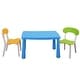 preview thumbnail 1 of 3, Kids Table and Chair Set 3 Piece Toddler Table and Chair Set - 40.55"L * 20.47"W * 20.00"H