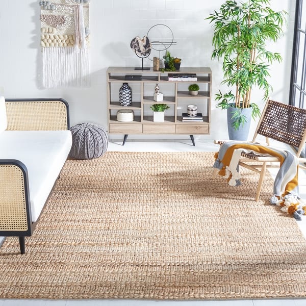 slide 2 of 20, SAFAVIEH Handmade Natural Fiber Haven Jute Rug - Grey - 5' x 8'