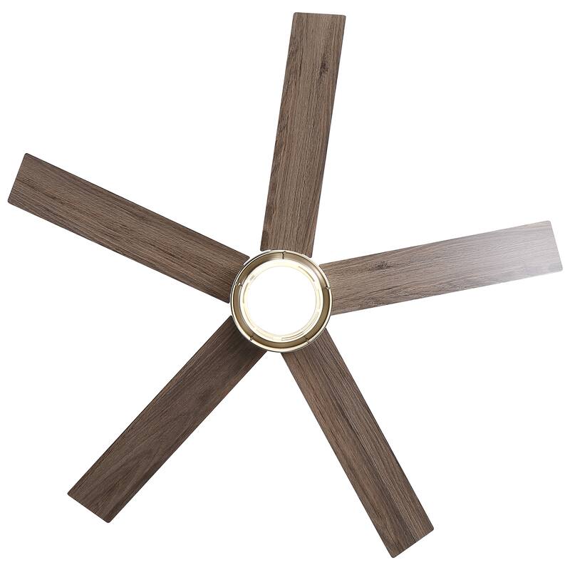 72/52-inch Reversible 8/5-Blade Dimmable LED Ceiling fan with Light and Remote