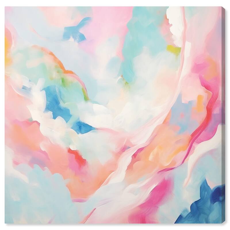 Cotton Candy Clouds I Canvas by Art Remedy, Gallery Wrapped - 12" x 12"