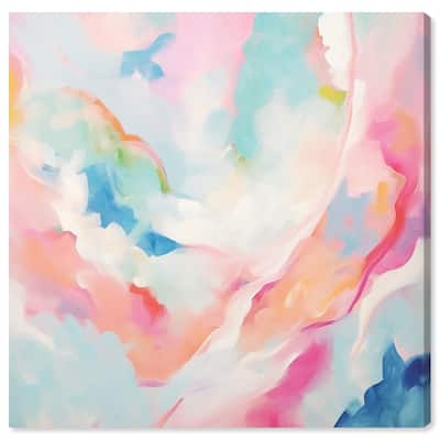 Cotton Candy Clouds I Canvas by Art Remedy, Gallery Wrapped