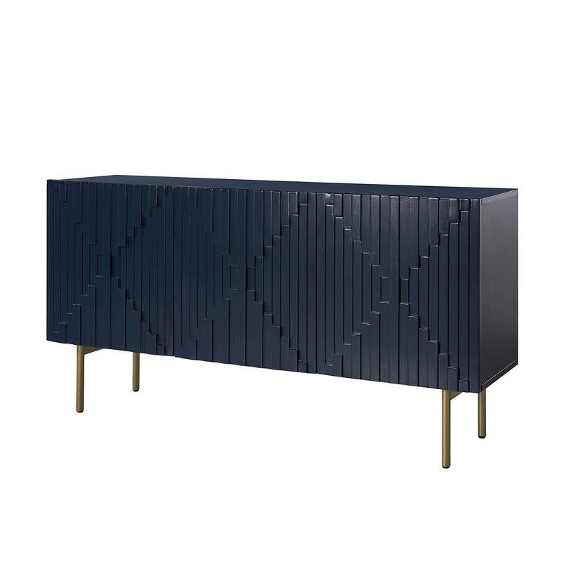 Reginald Modern 58" Wide Sideboard with Cable Management & Adjustable Feet by HULALA HOME