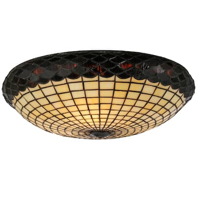 18 In. Wide Acorn Pan W/Hooks Shade