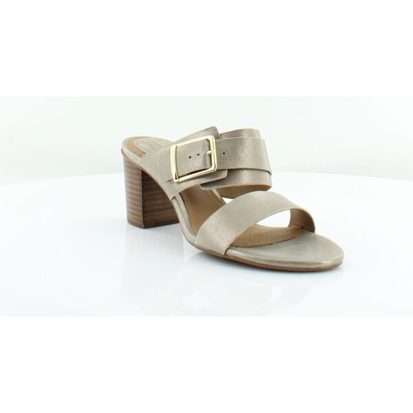 clarks champagne sandals