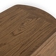 preview thumbnail 7 of 8, Classic Home Kyrie 2-Drawer Oak Veneer Nightstand