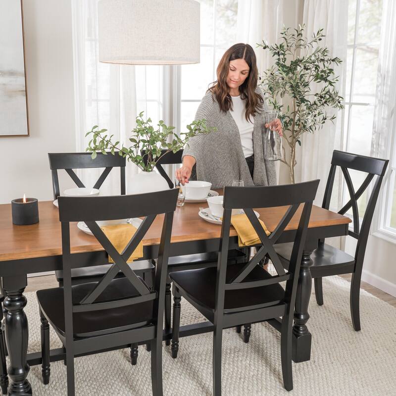 Bush Furniture Sterling 67W Squire Trestle Dining Table