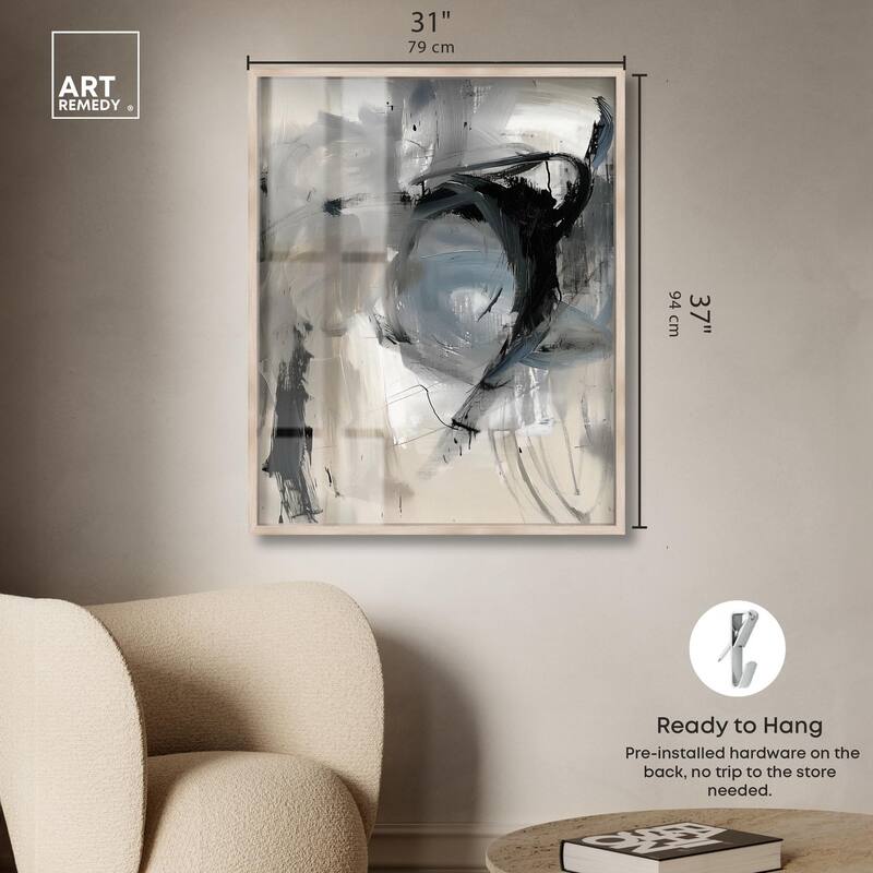 Scribbled Energy II Shadowbox by Art Remedy