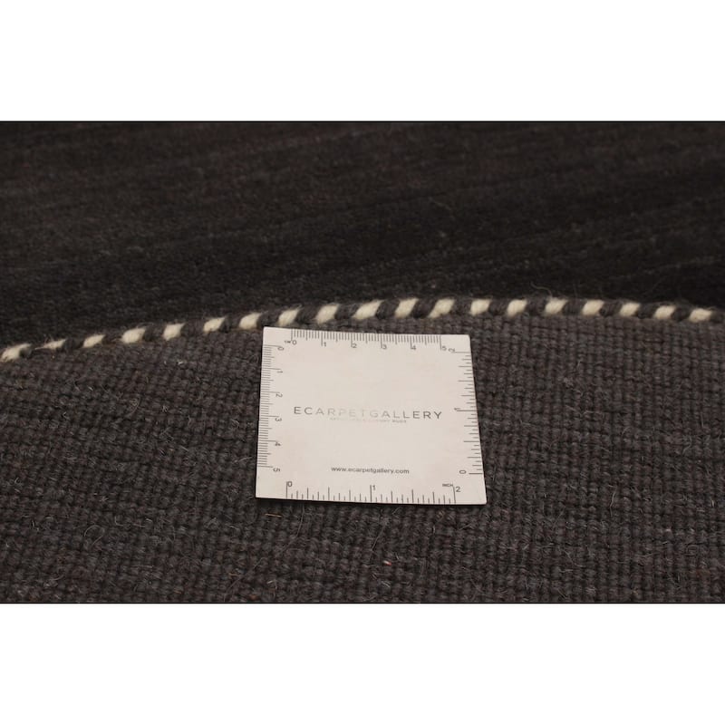 Kashkuli Gabbeh Grey Rug 4'11" x 4'11" - 4'11 x 4'11