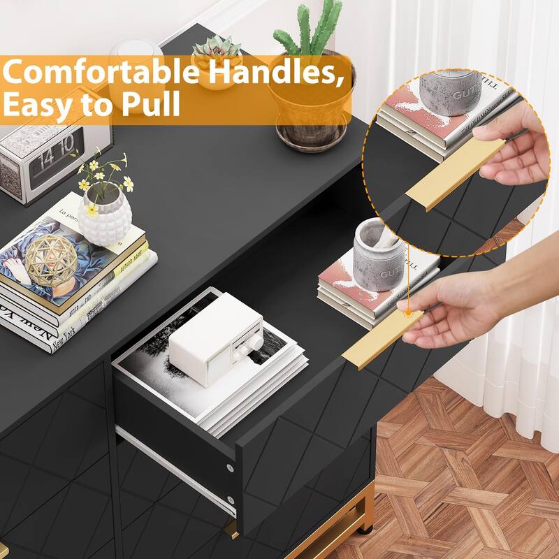 8 Drawer Dresser for Bedroom with Deep Drawers
