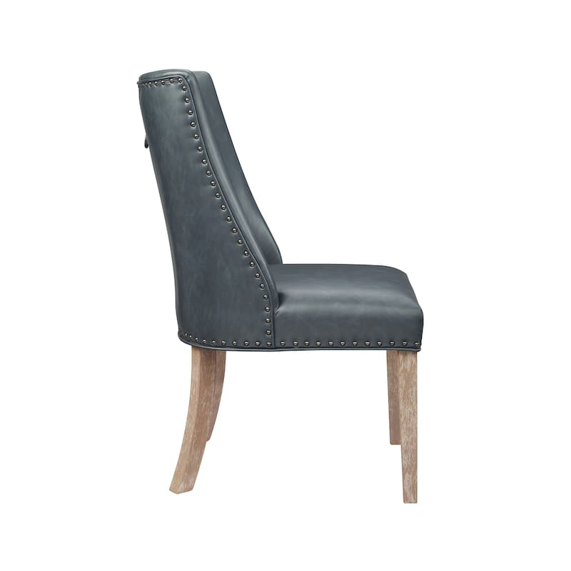 Allard Faux Leather Dining Chairs (Set of 2)