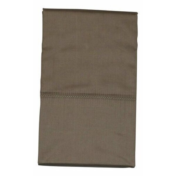 Hudson Park Collection 600 Thread Count Egyptian Cotton Standard Pillowcases Brown