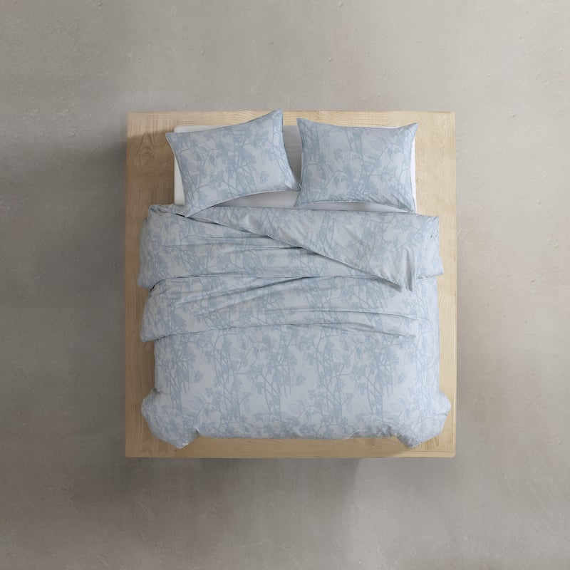 Calvin Klein Bayberry Cotton Blue Comforter Set