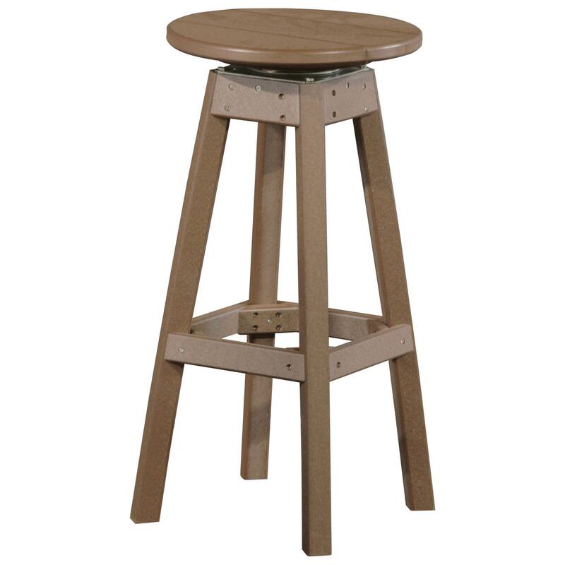 Poly Lumber Bar Stool - Chestnut Brown