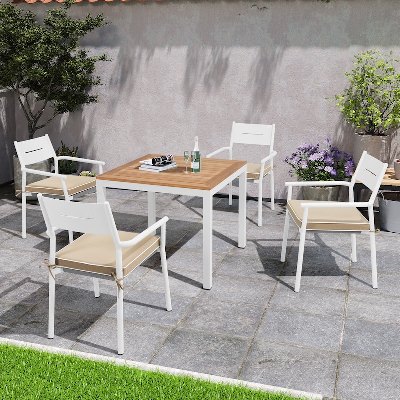Indoor Outdoor Dining Chair Cushion Set of 2/4 Patio Chair Seat Pad