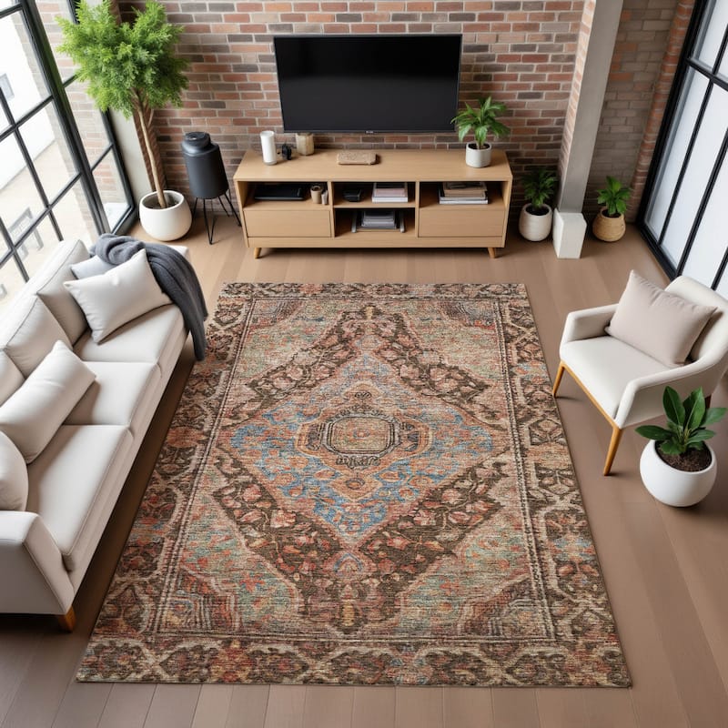 Premium Washable Super Soft Traditonal Marcus Mayfield Rug