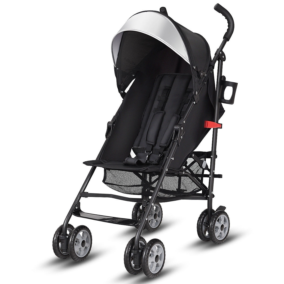cosco umbrella stroller with canopy and basket