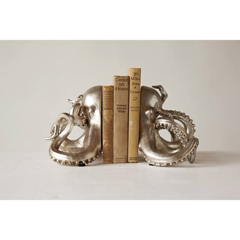 Decorative Resin Octopus Bookends