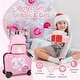 preview thumbnail 5 of 8, Gymax 2PCS Kids Luggage Set w/ Spinner Wheels 18'' Ride-on & Carry-on