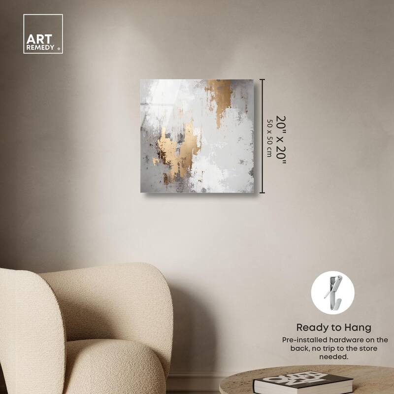 Ghostly Glimmer I Acrylic by Art Remedy, Ready to Hang