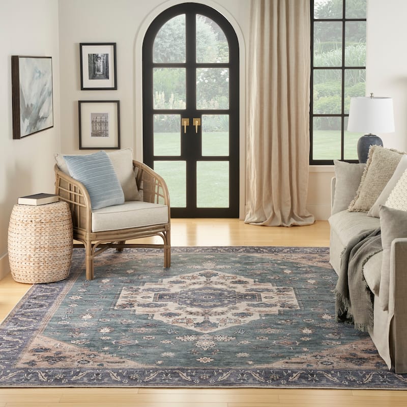 Washable Brilliance Persian Indoor Kitchen & Area Rug