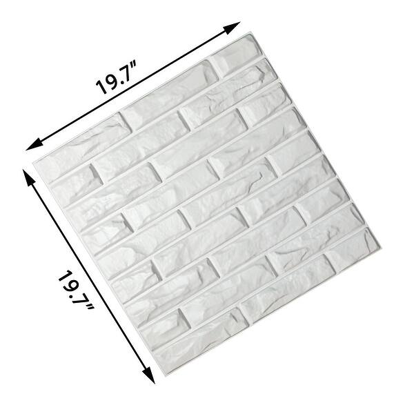 Shop Art3d 3d Wall Panels Pvc Brick Wall Design 32 Sq Ft