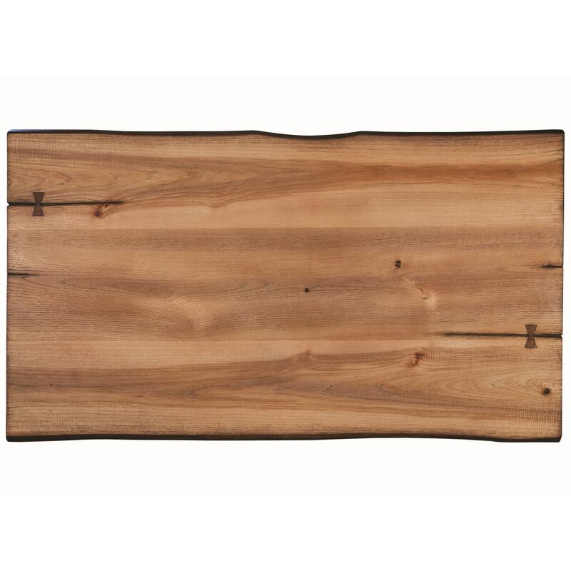 Natural Live Edge Mahogany Living Room Coffee Table