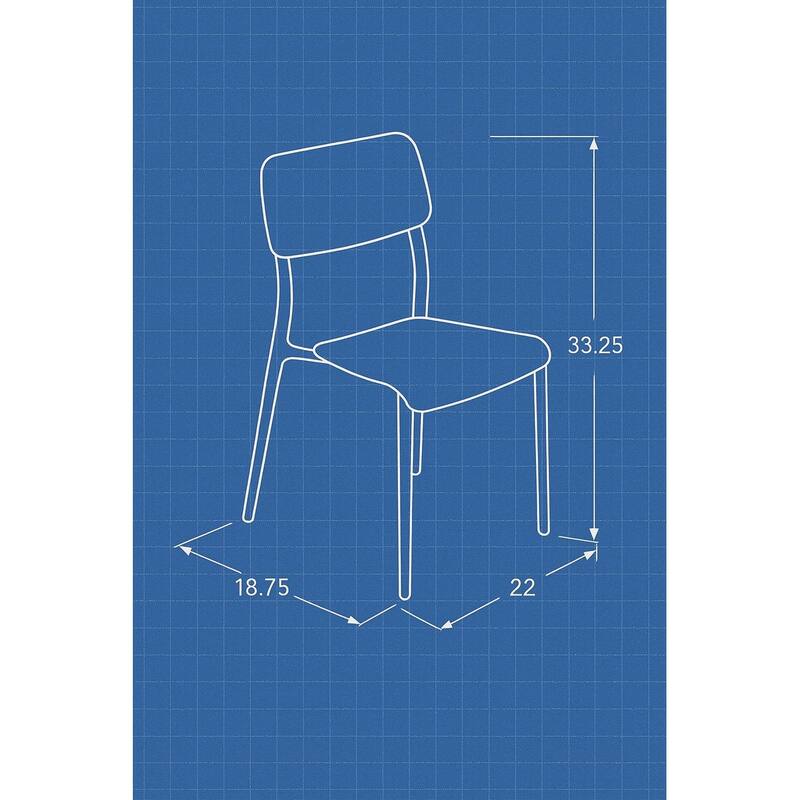 Rimo 3-Piece Contract Grade Outdoor Bistro Set with 2 stackable lounge chairs and 22.5" Dining Table.