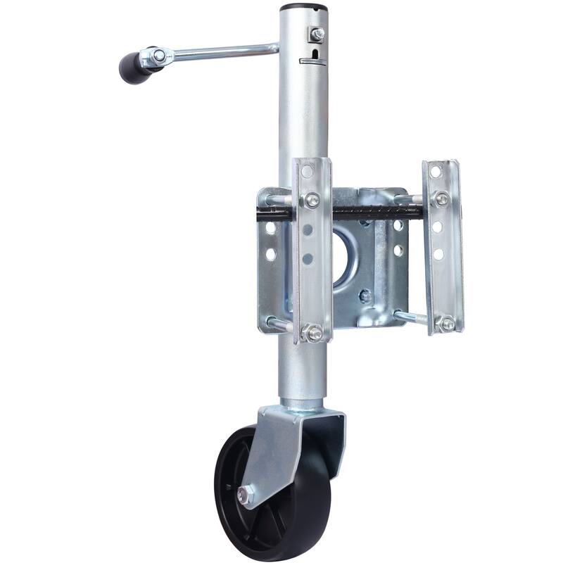 Trailer Jack, Boat Trailer Jack 32.8 in, Bolt-on Trailer Tongue Jack Weight Capacity 1000 lb, with PP Wheels and Handle
